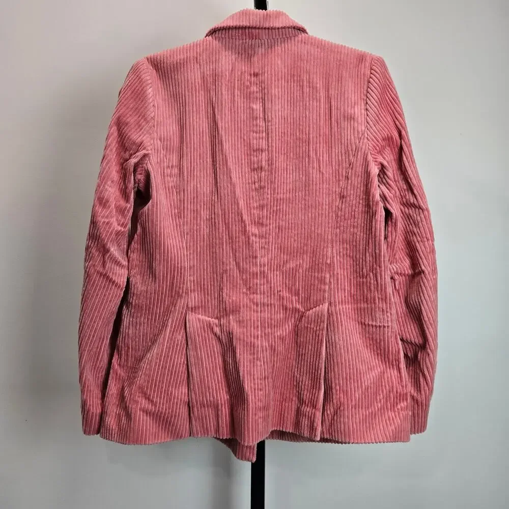 Rowing Blazers Target Pink Blazer Jacket Double Breasted Corduroy Academia Small - Picture 5 of 7